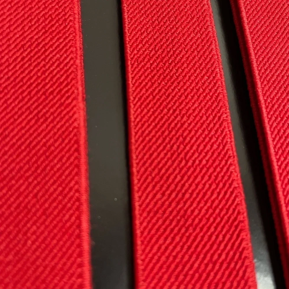Red Adjustable Suspenders Toddler, Baby - Elastic Y-Back Design Metal Cl…